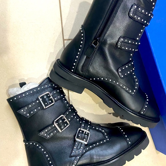 Stuart Wietzmans studded boots,   Authentic not copy, Leather, stylish, classic - Picture 5 of 9